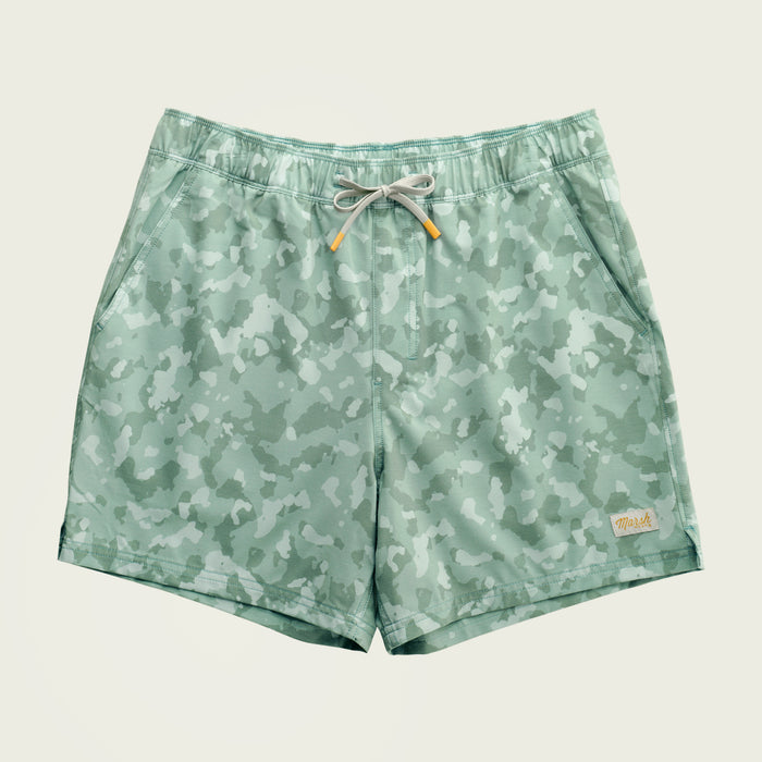 Marsh Fulton Volleys 6" Shorts- Trellis Foxhole Camo