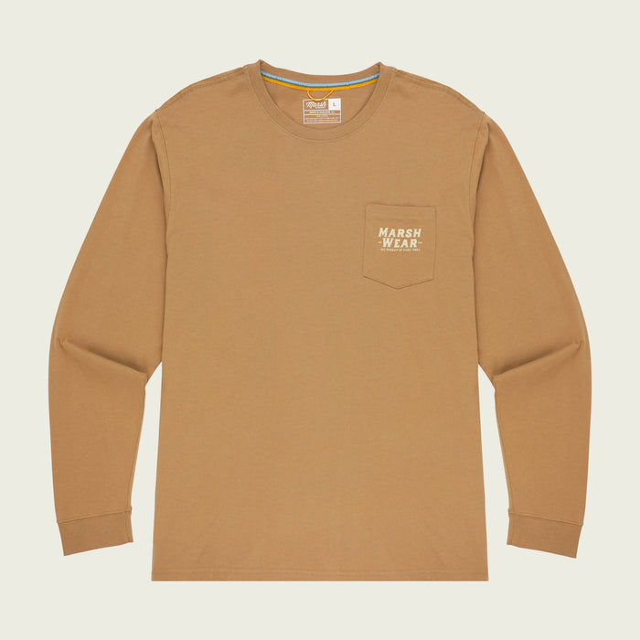 Marsh Lookout Long Sleeved Tee - Tobacco