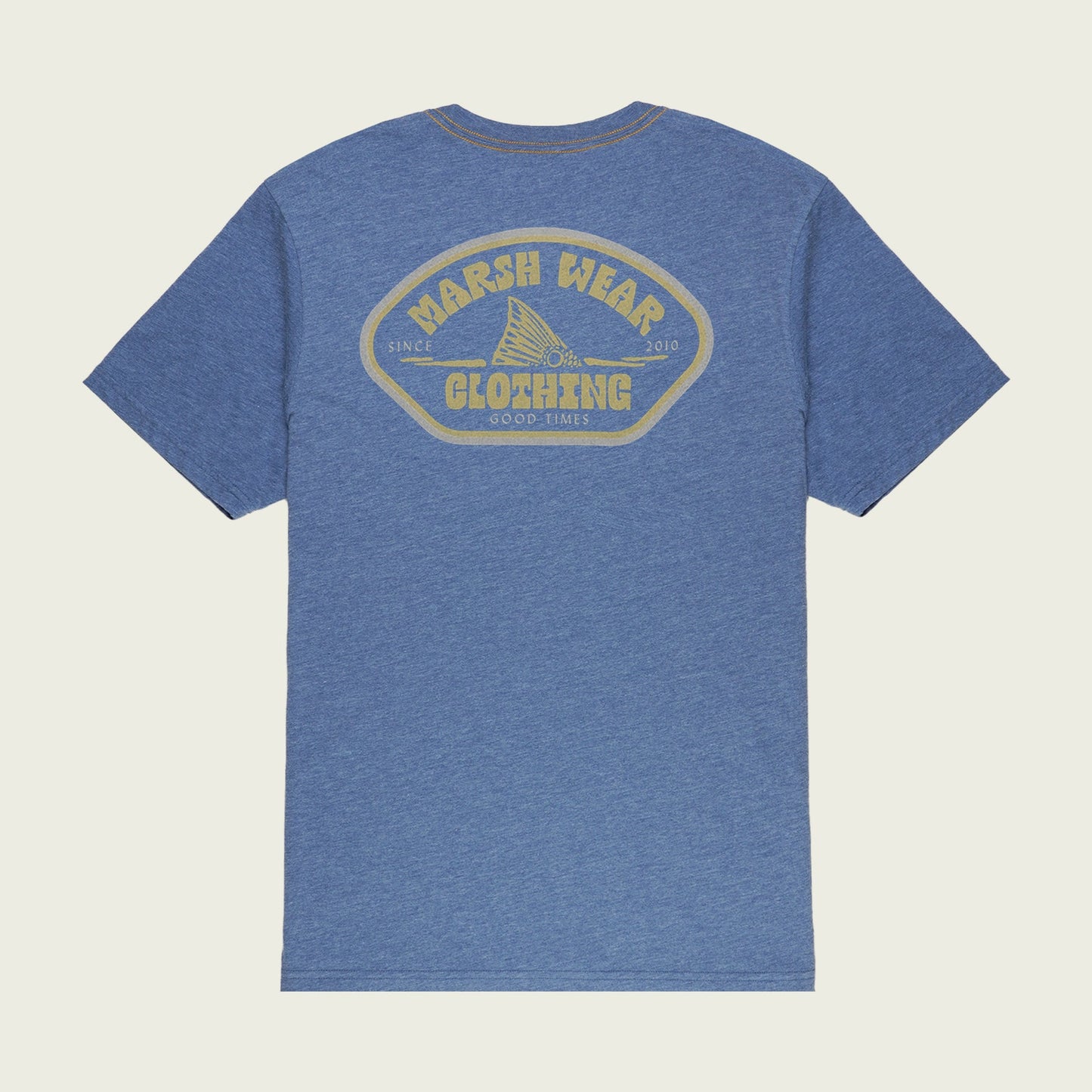 Marsh Wear Tailer Tee Shirt - Bluefin Heather