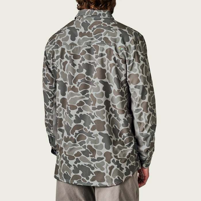 Marsh Lenwood Tech Shirt - Dark Green Mallard Camo