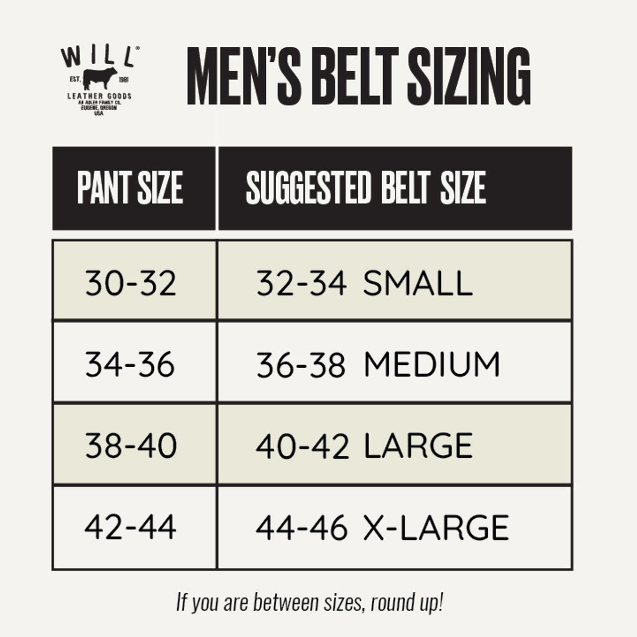 Shrunken American Bison Leather Belt - Cognac