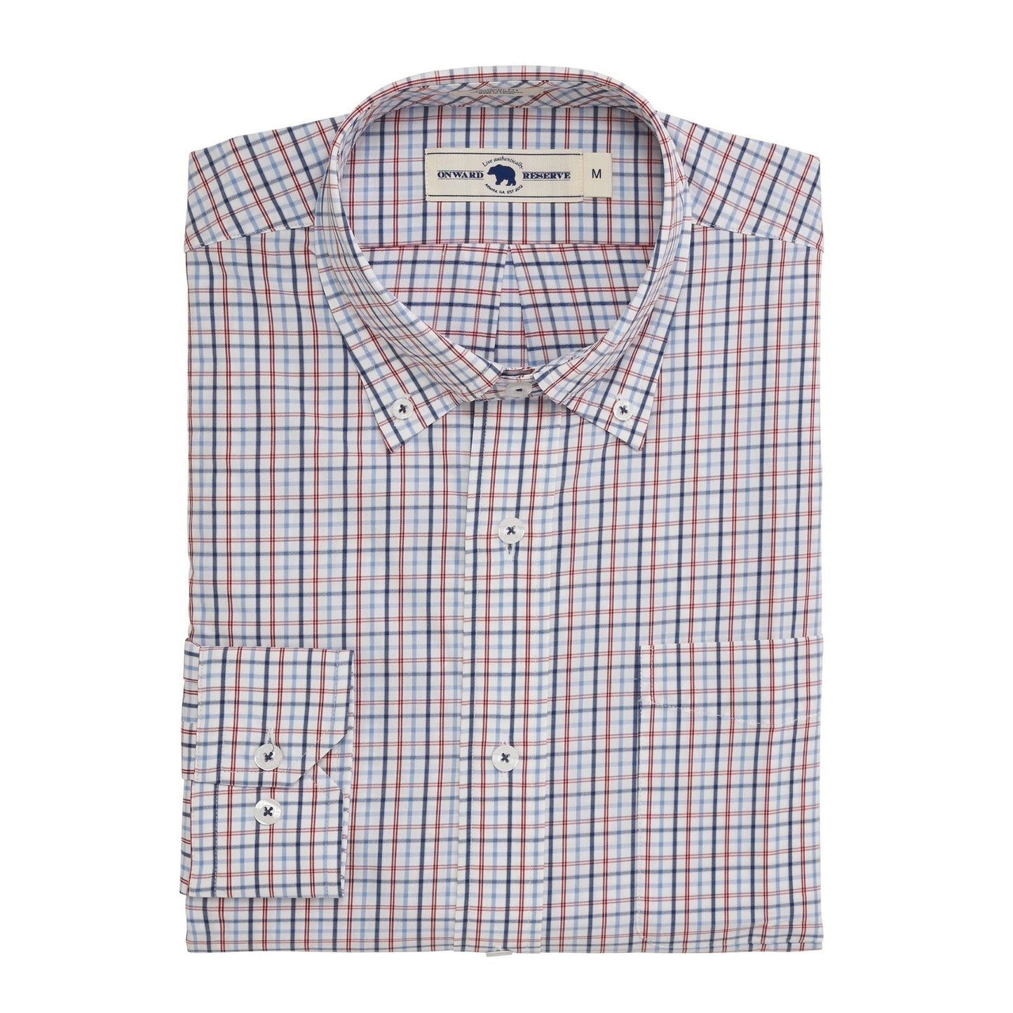 Onward Reserve Hound Classic Fit Performance Shirt - Sun-dried Tomato
