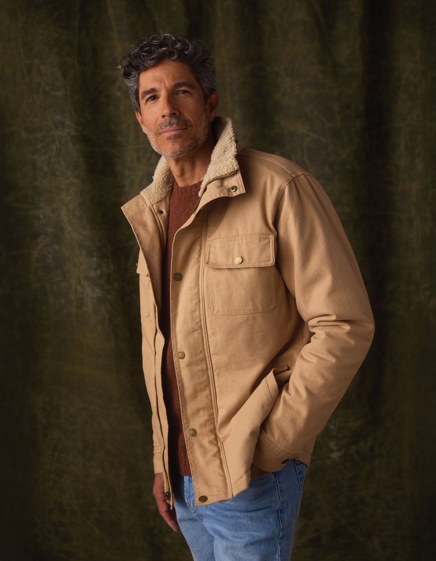 The Normal Brand Canvas Chore Coat - Camel
