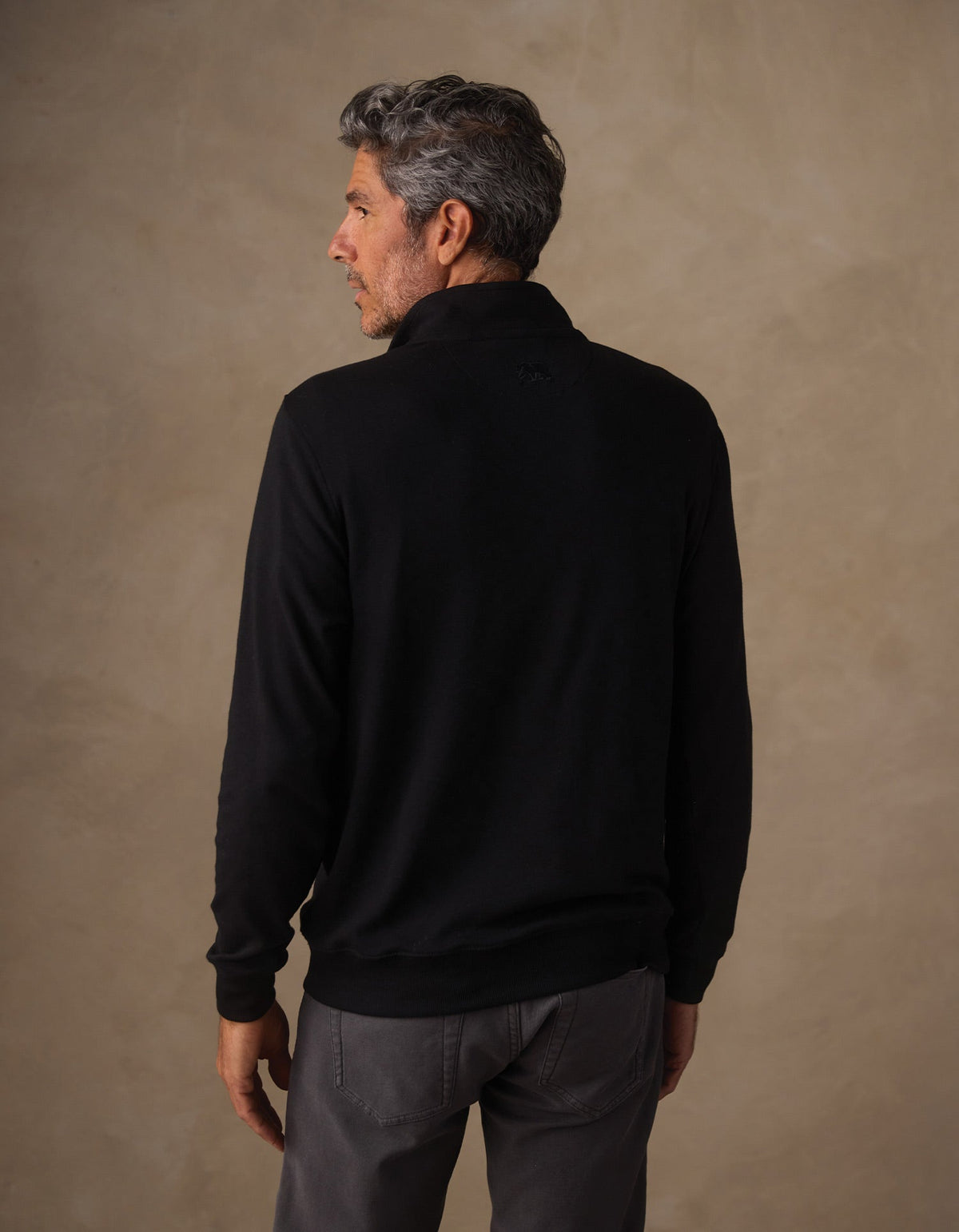 The Normal Brand | Puremeso Weekend Quarterzip | Black