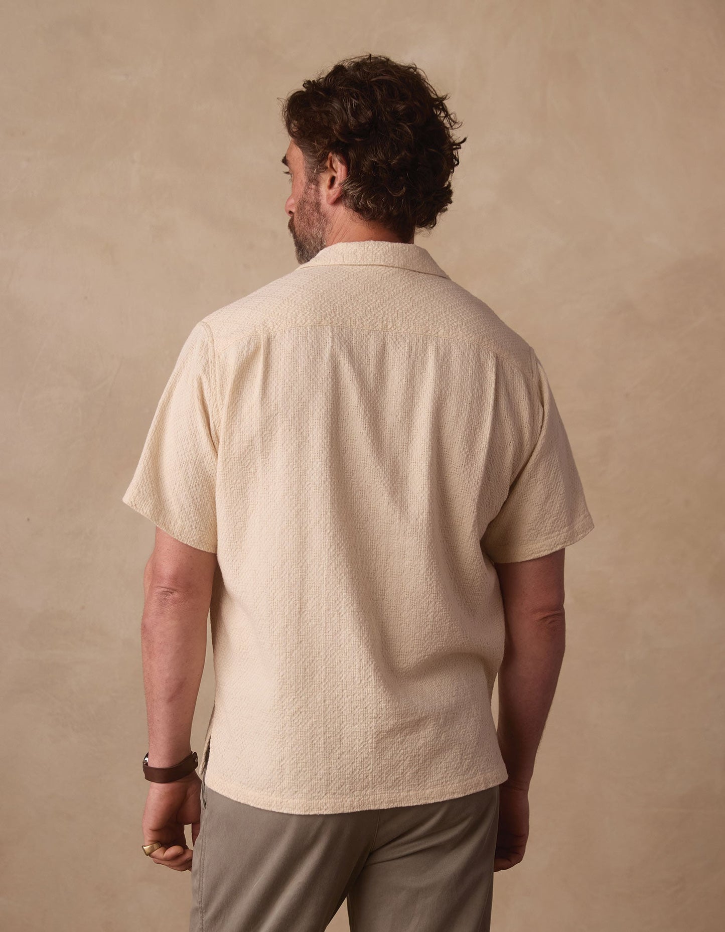 The Normal Brand | Freshwater Resort Button Up Shirt | Chalk