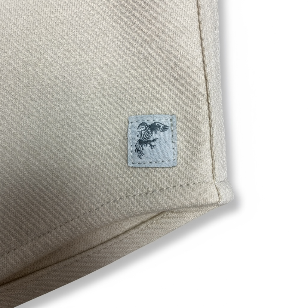 Roosters Banks Flannel - Natural