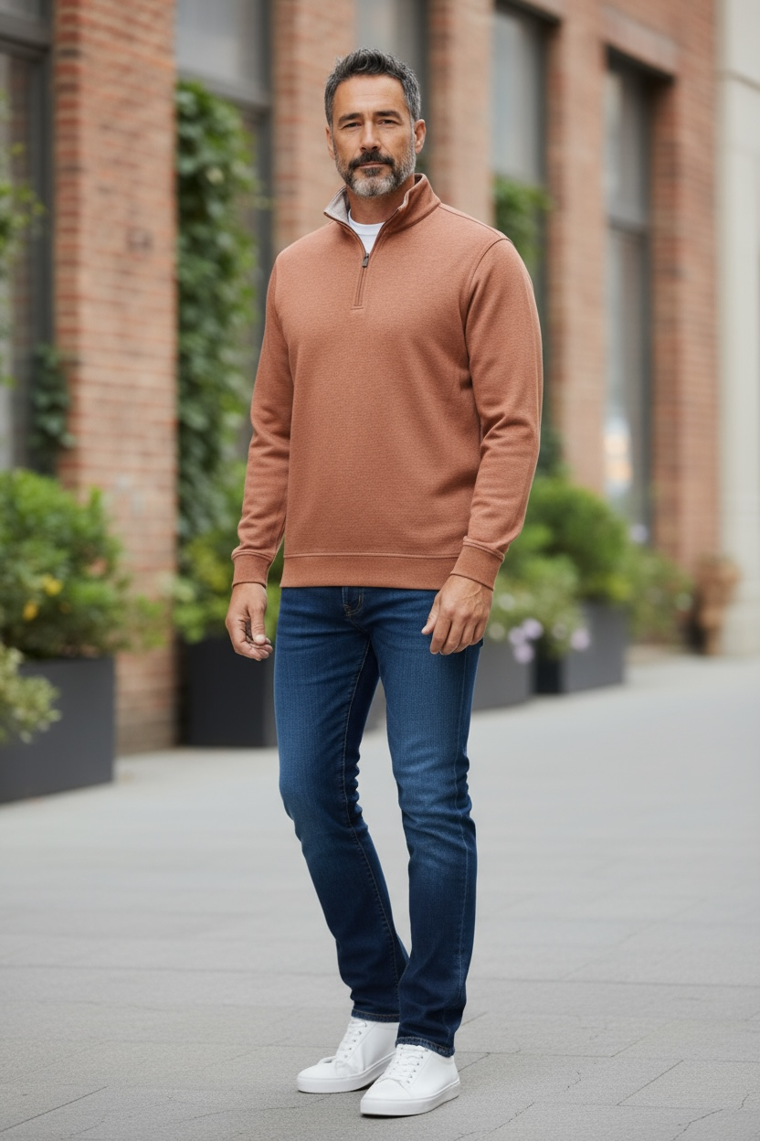GenTeal Adobo Cotton/Modal Quarter Zip (Copy)