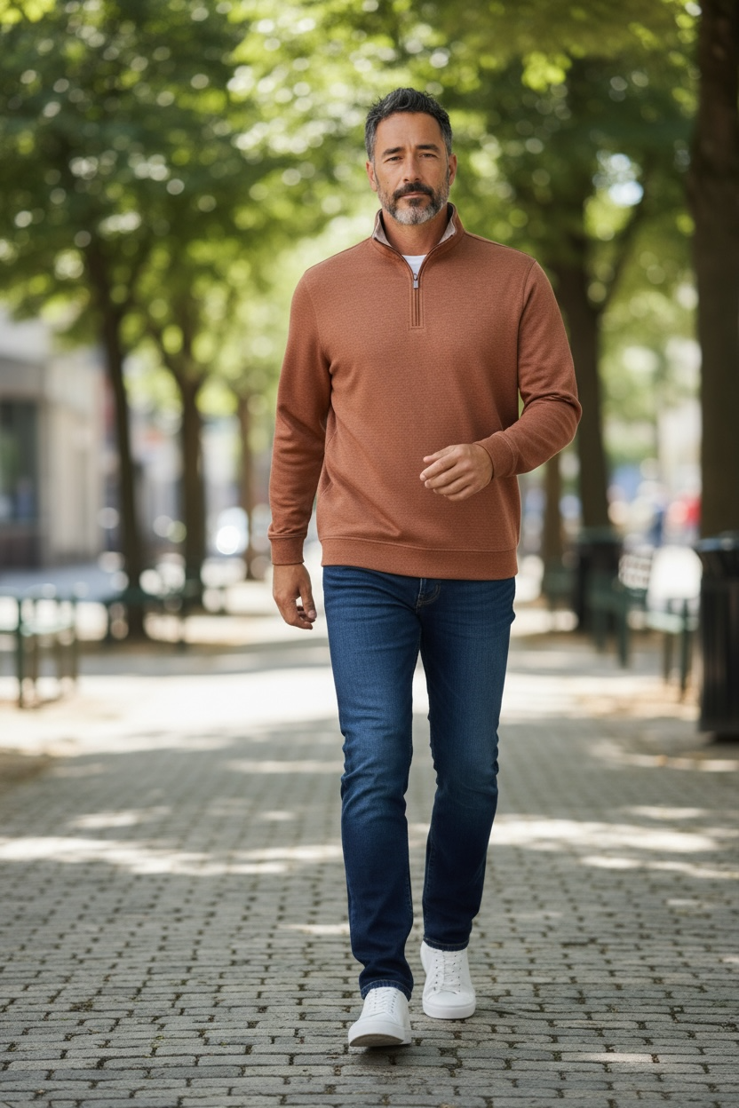 GenTeal Adobo Cotton/Modal Quarter Zip (Copy)