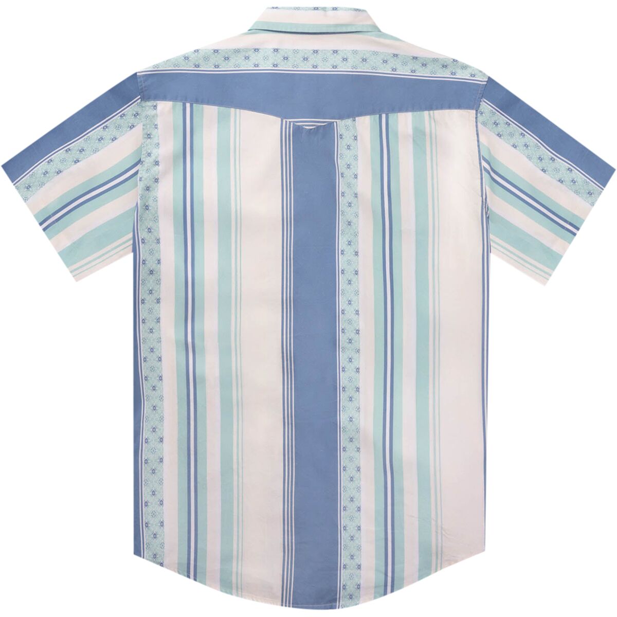 Sendero Serape Pearl Snap Shirt - Teal