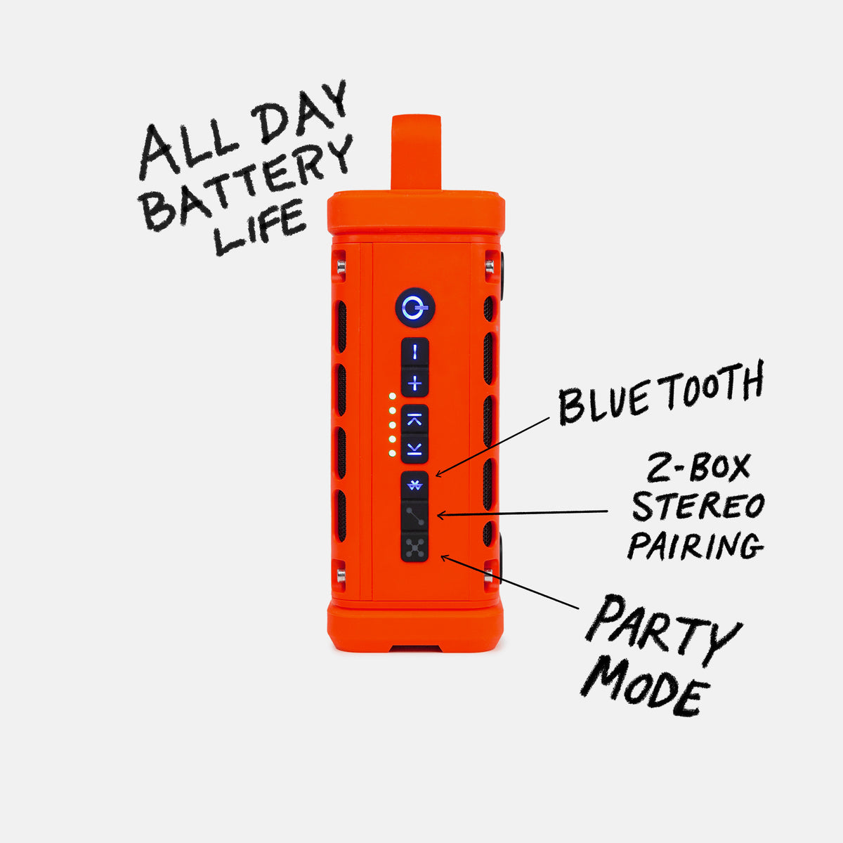 Turtlebox Ranger Speaker - Orange
