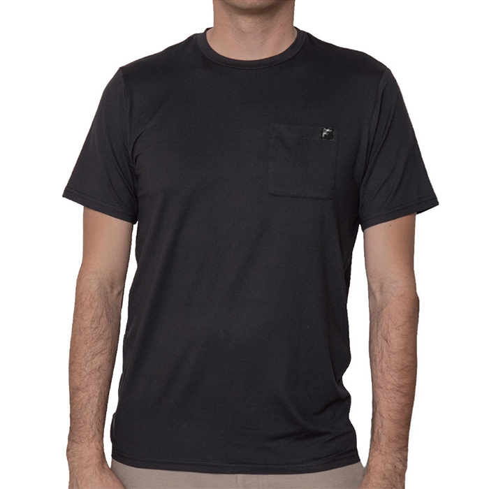 Roosters Performance Pocket Tee - Black