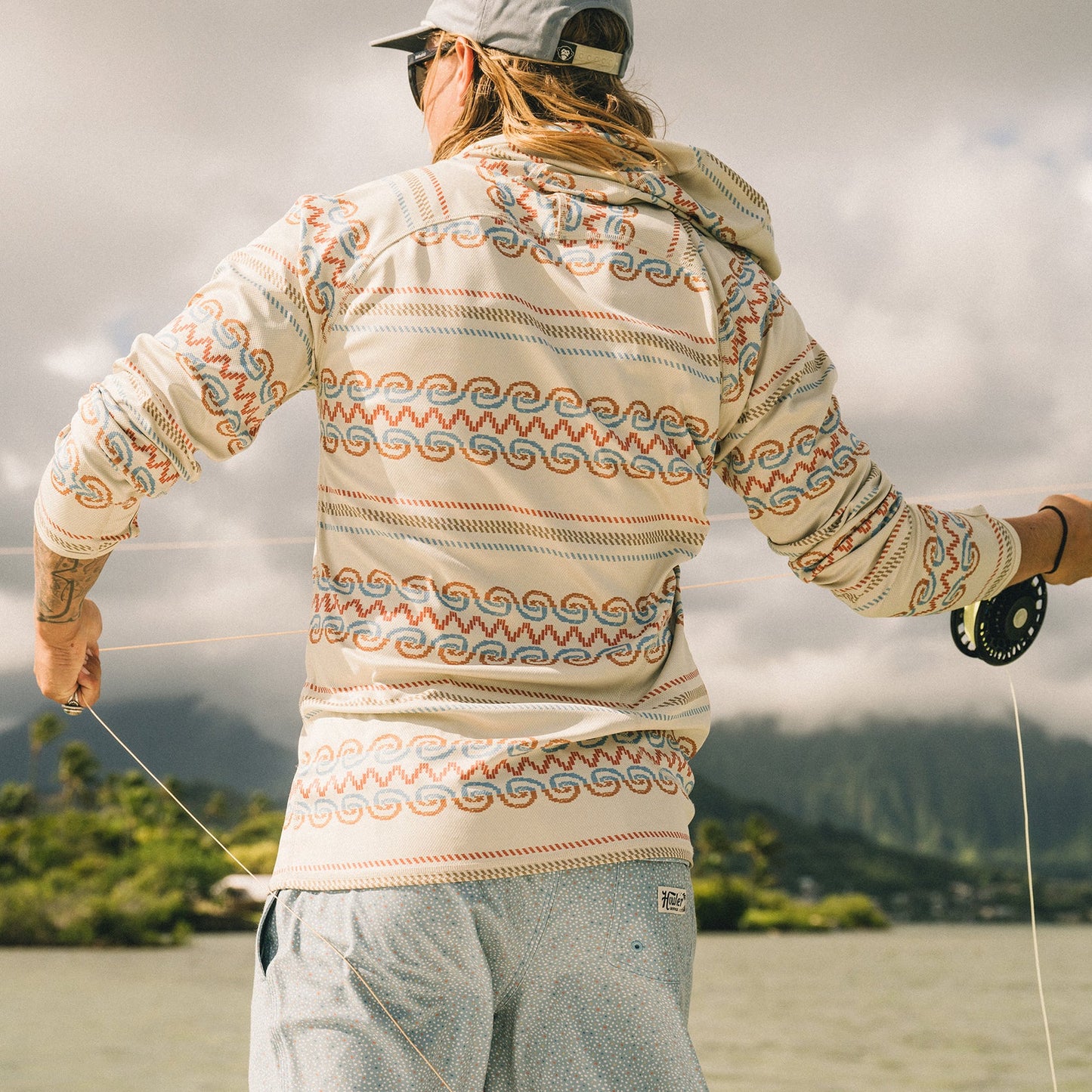 Howler Bros Loggerhead Hoodie Zicatela - Off White
