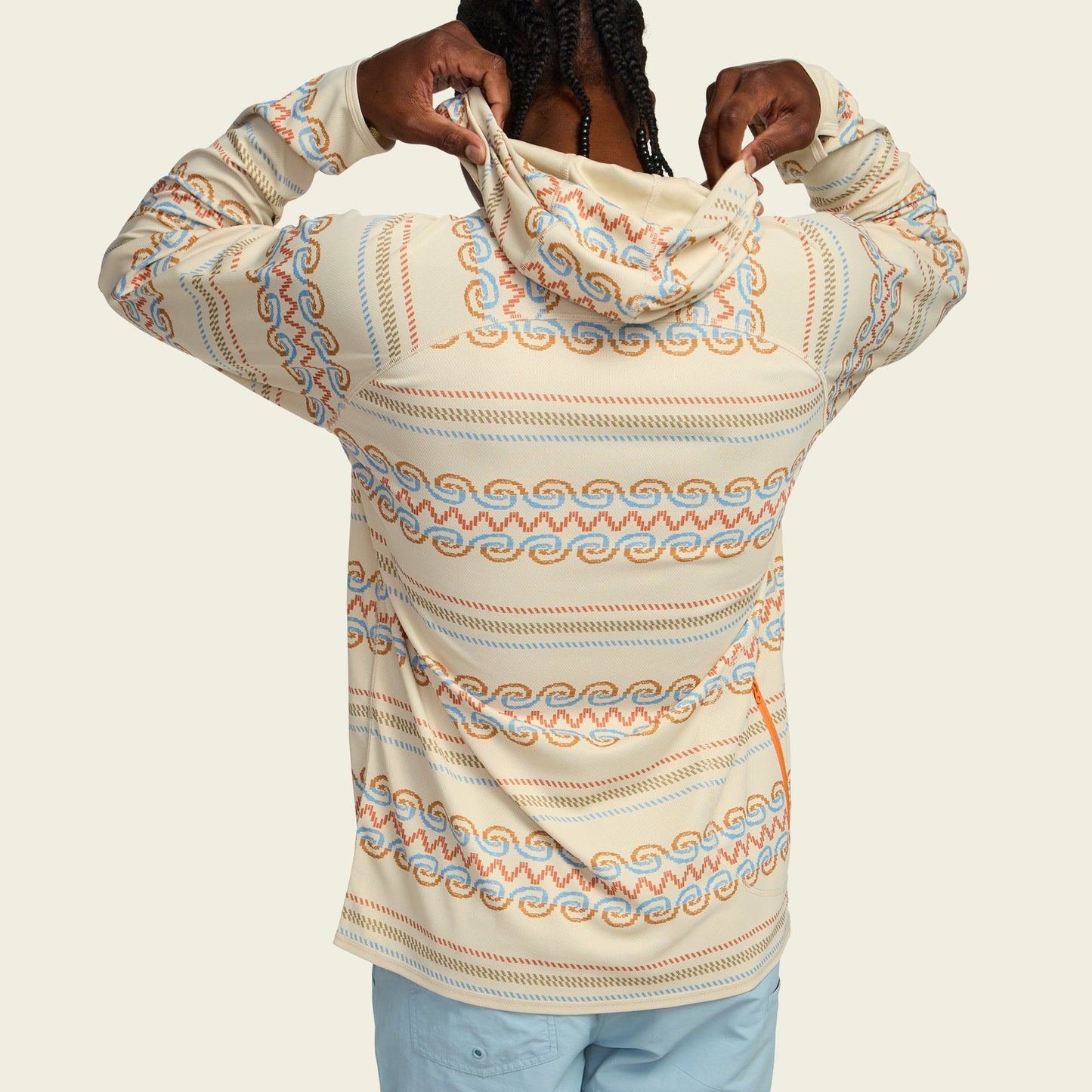Howler Bros Loggerhead Hoodie Zicatela - Off White