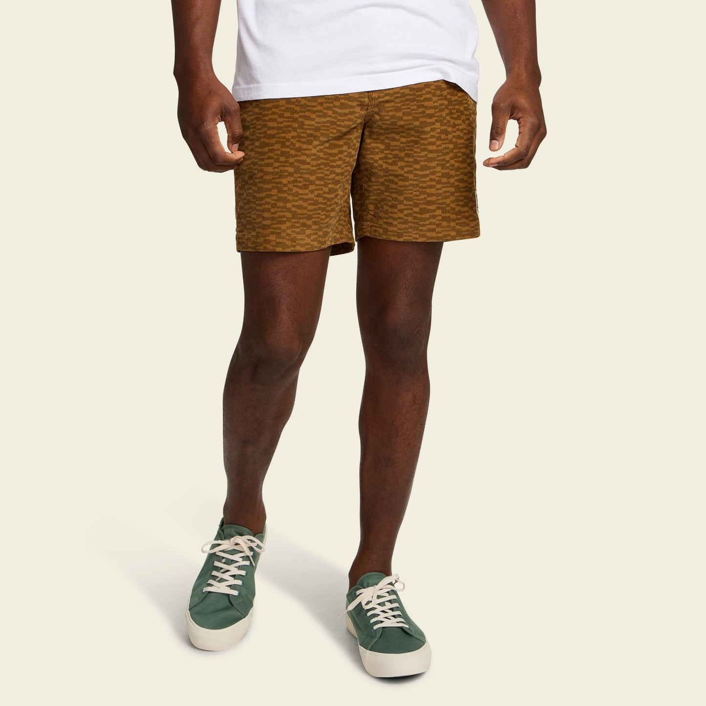 Howler Bros Pressure Drop Canyon Distortion Cord Shorts - Earth