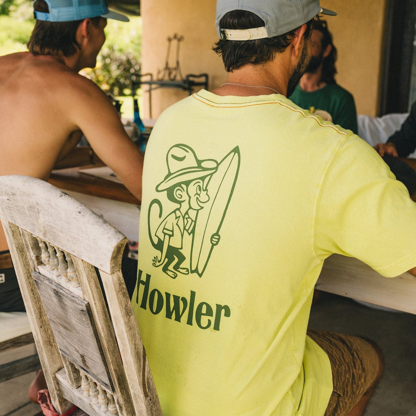 Howler Bros El Monito Tee - Chartreuse