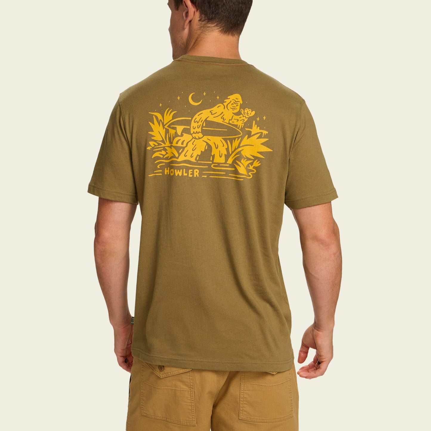 Howler Bros Squatch Rider Tee - Ivy Green