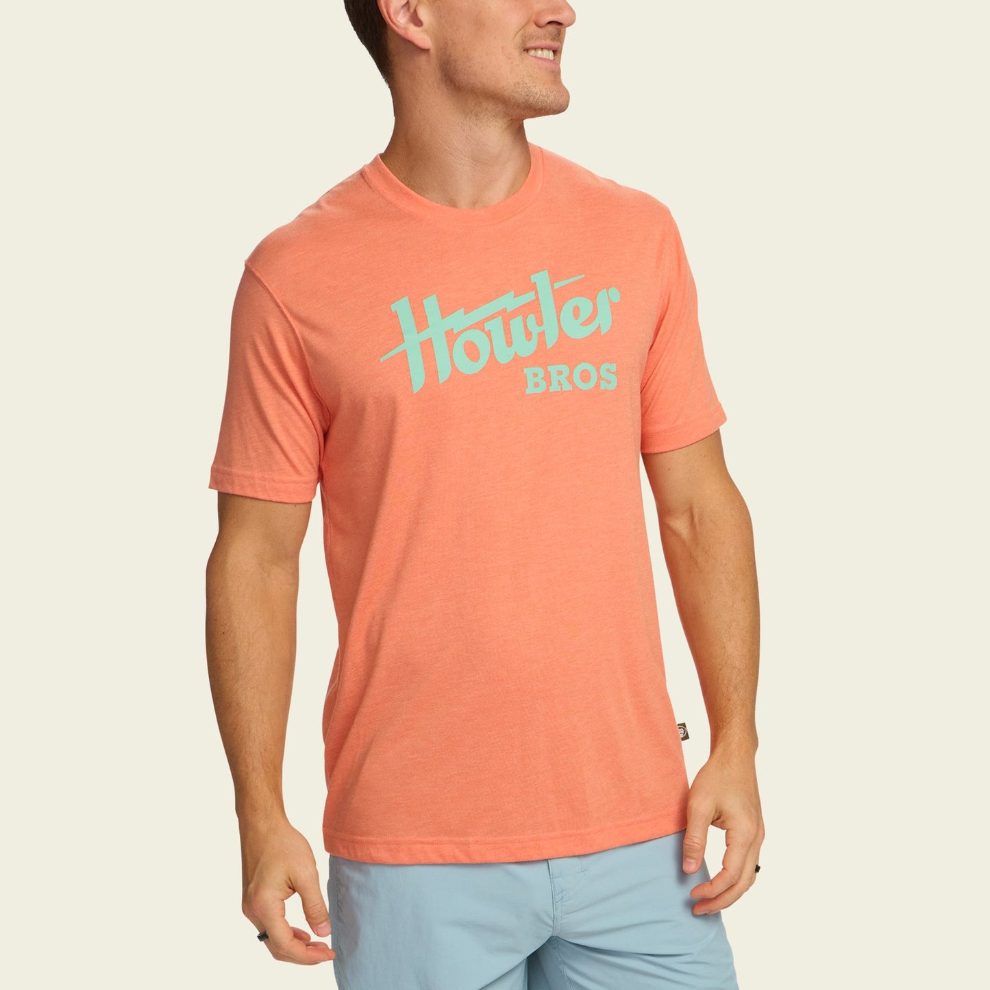 Howler Bros Electric Tee - Coral Heather