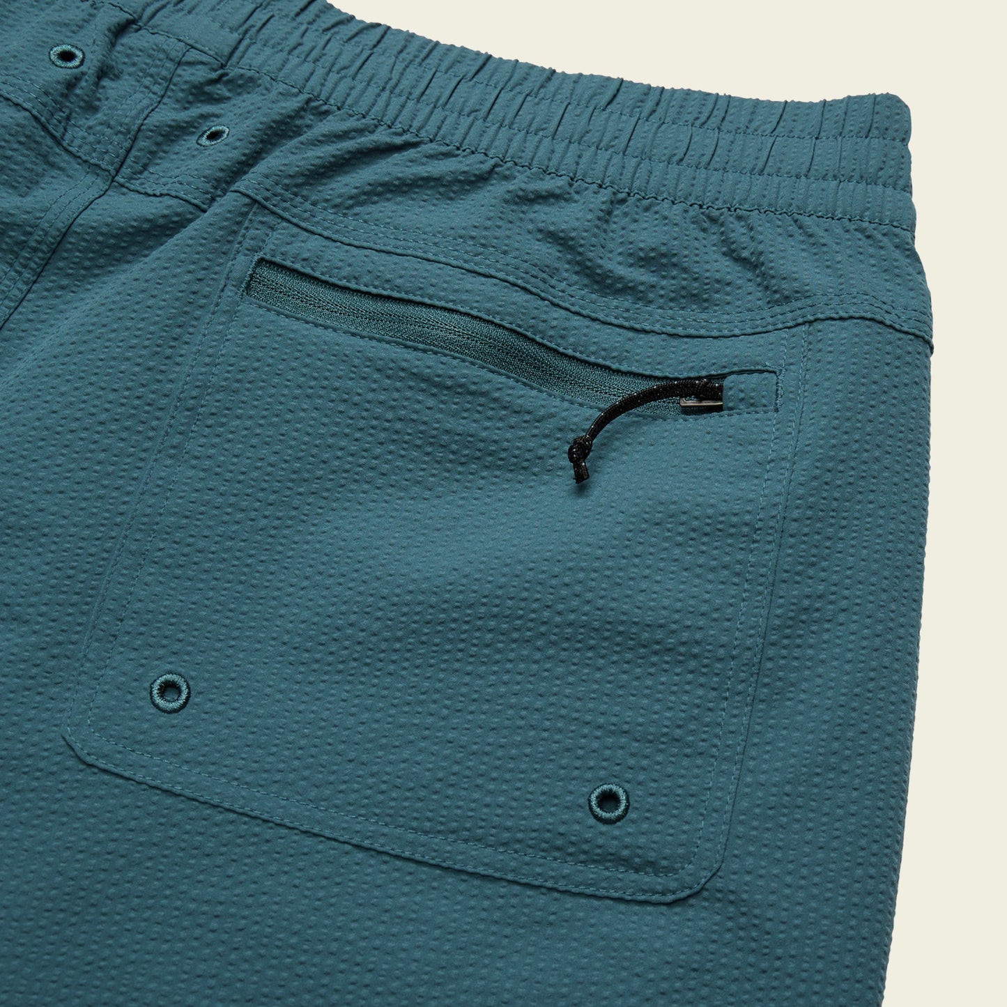 Howler Bros Salado Seersucker Shorts - Dark Teal