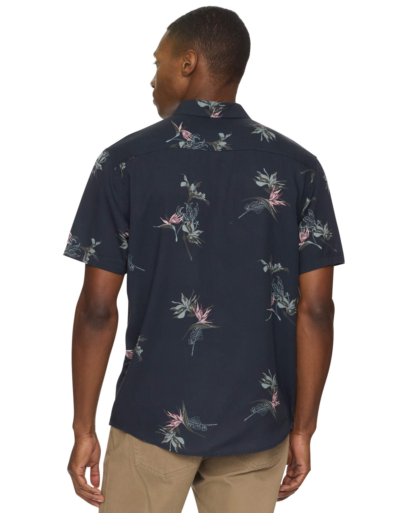 Flag and Anthem Charleston Tropical Print - Navy