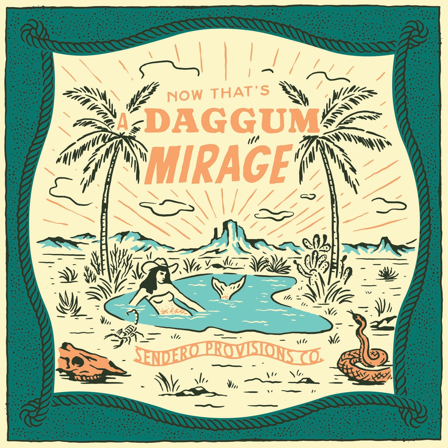 Sendero Mirage Bandana - Cream