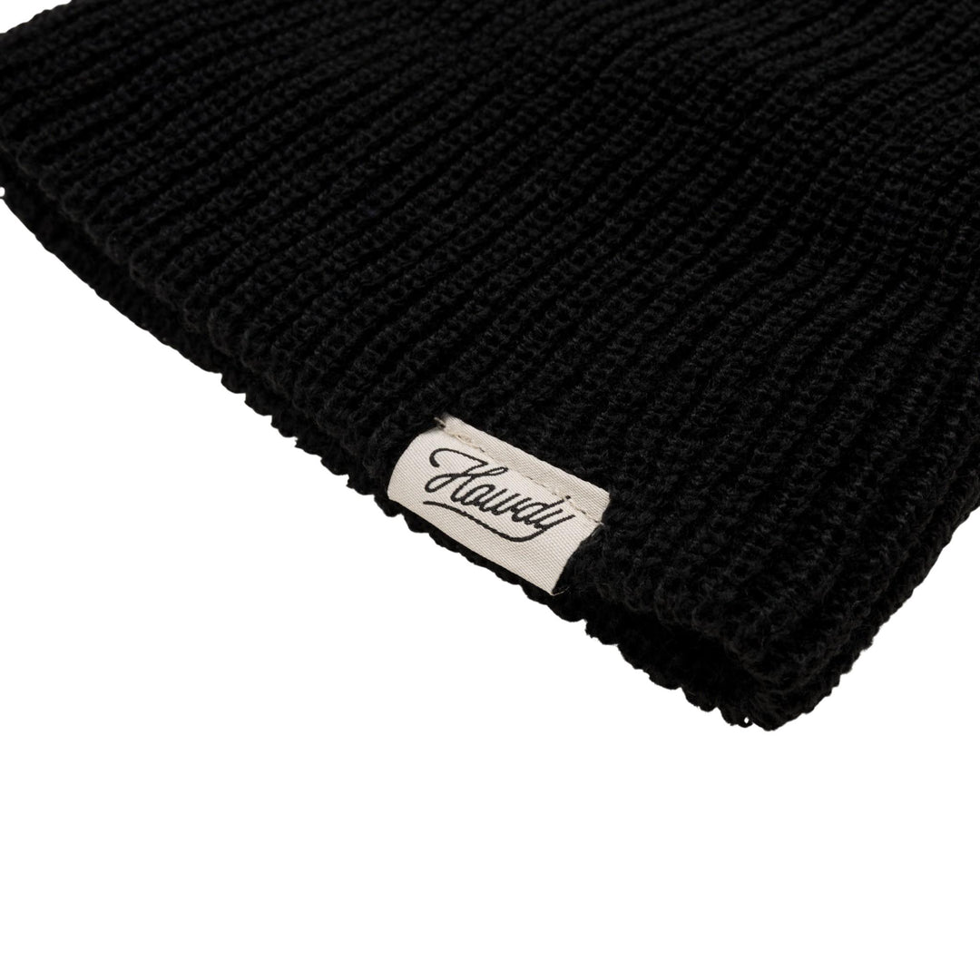 Sendero Vintage Classic Beanie - Black