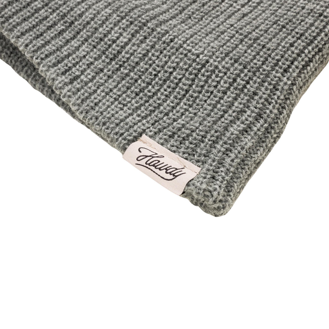 Sendero Vintage Classic Beanie - Light Grey Heather