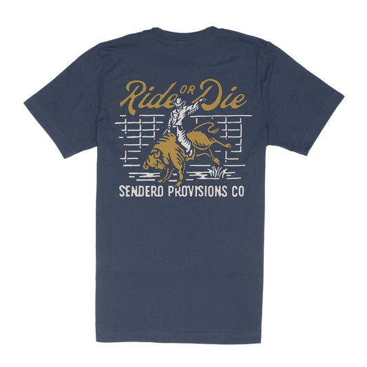 Sendero Ride or Die Tee - Navy