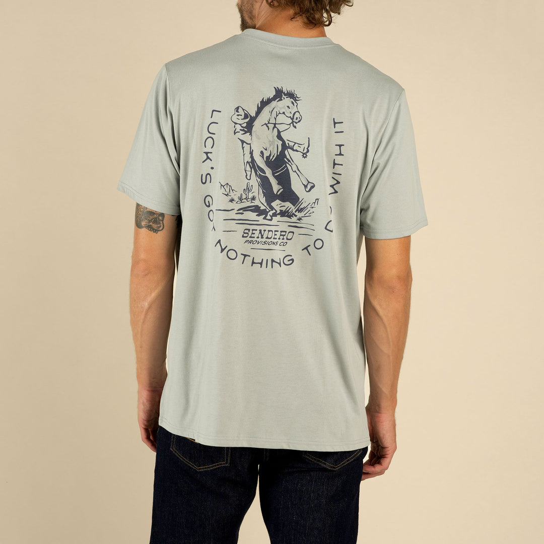 Sendero No Luck T-Shirt - Big Sky Blue