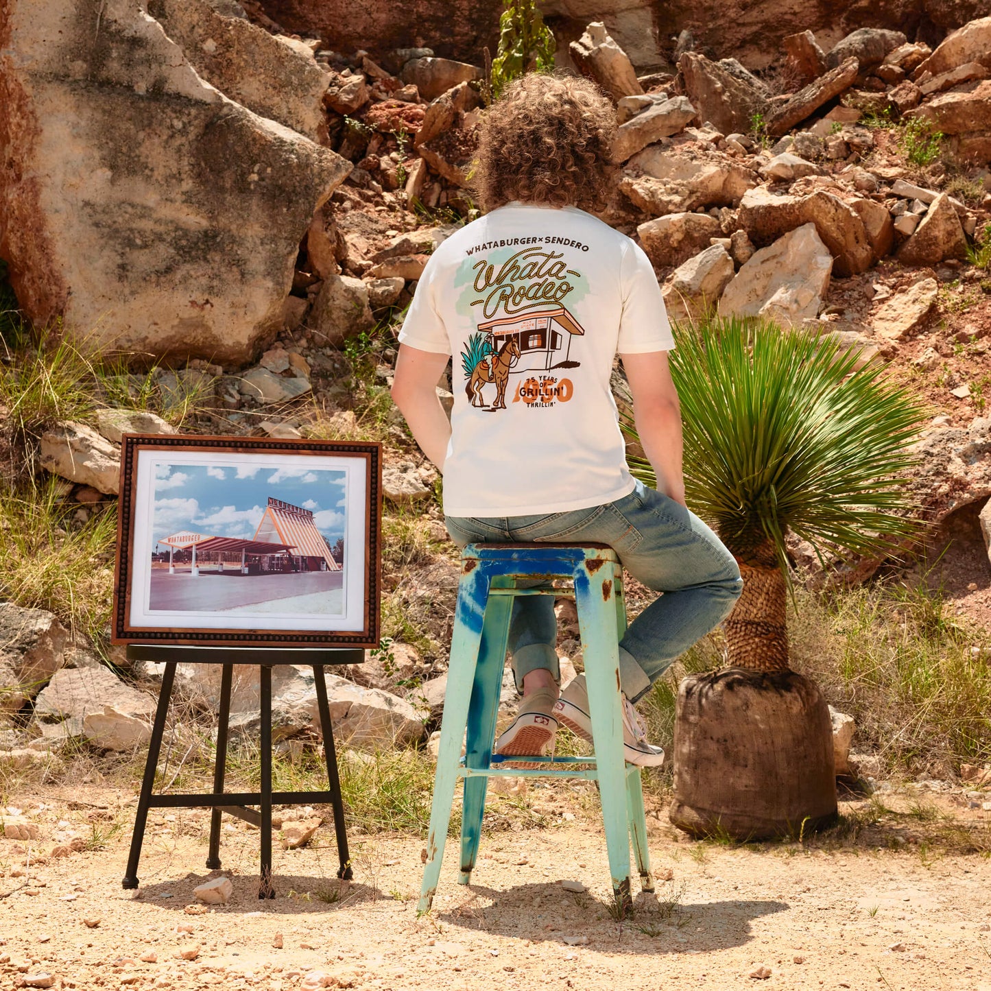 Sendero WhataRodeo T-Shirt - Vintage White