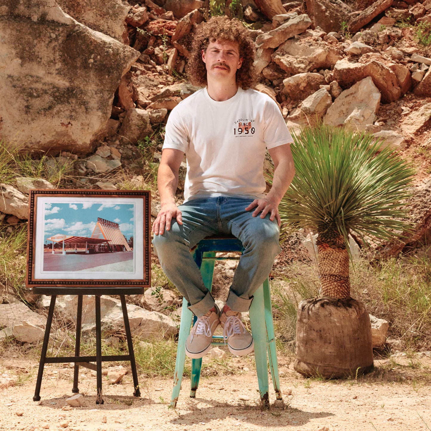 Sendero WhataRodeo T-Shirt - Vintage White