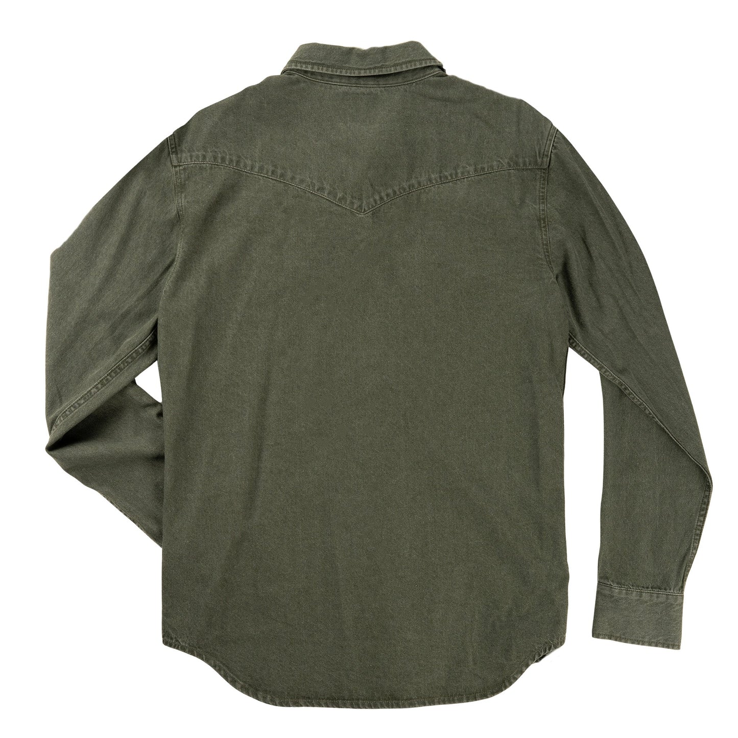 Sendero | Wyatt Pearl Snap Shirt | Faded Olive