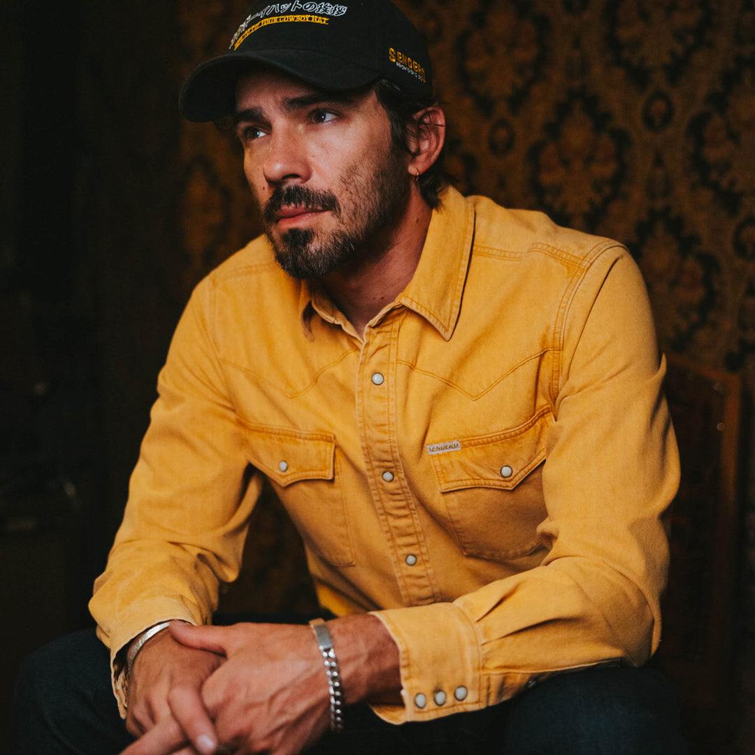 Sendero Wyatt Pearl Snap Shirt - Faded Gold
