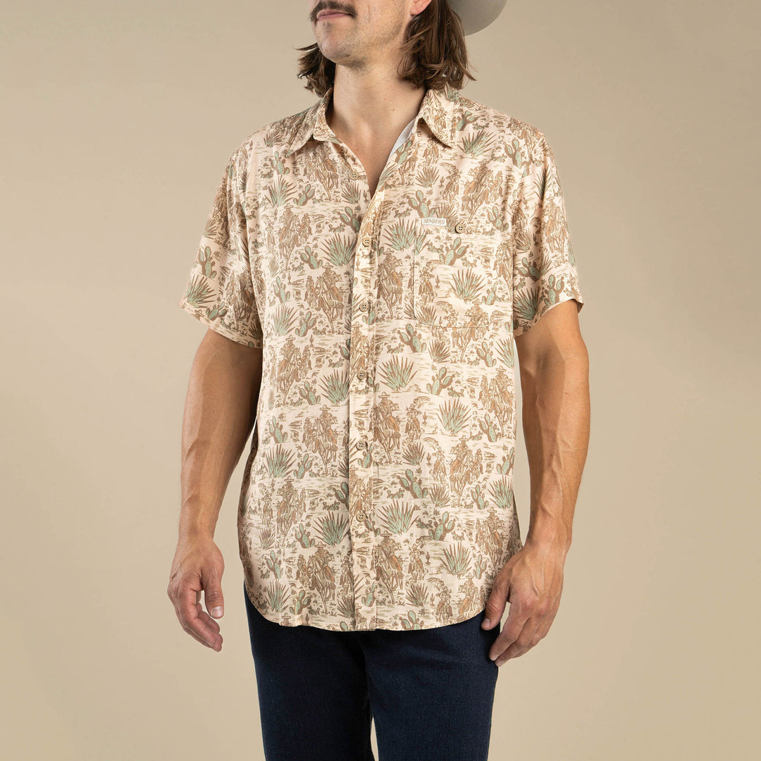 Sendero City Slicker Short Sleeve Shirt - Vaqueros