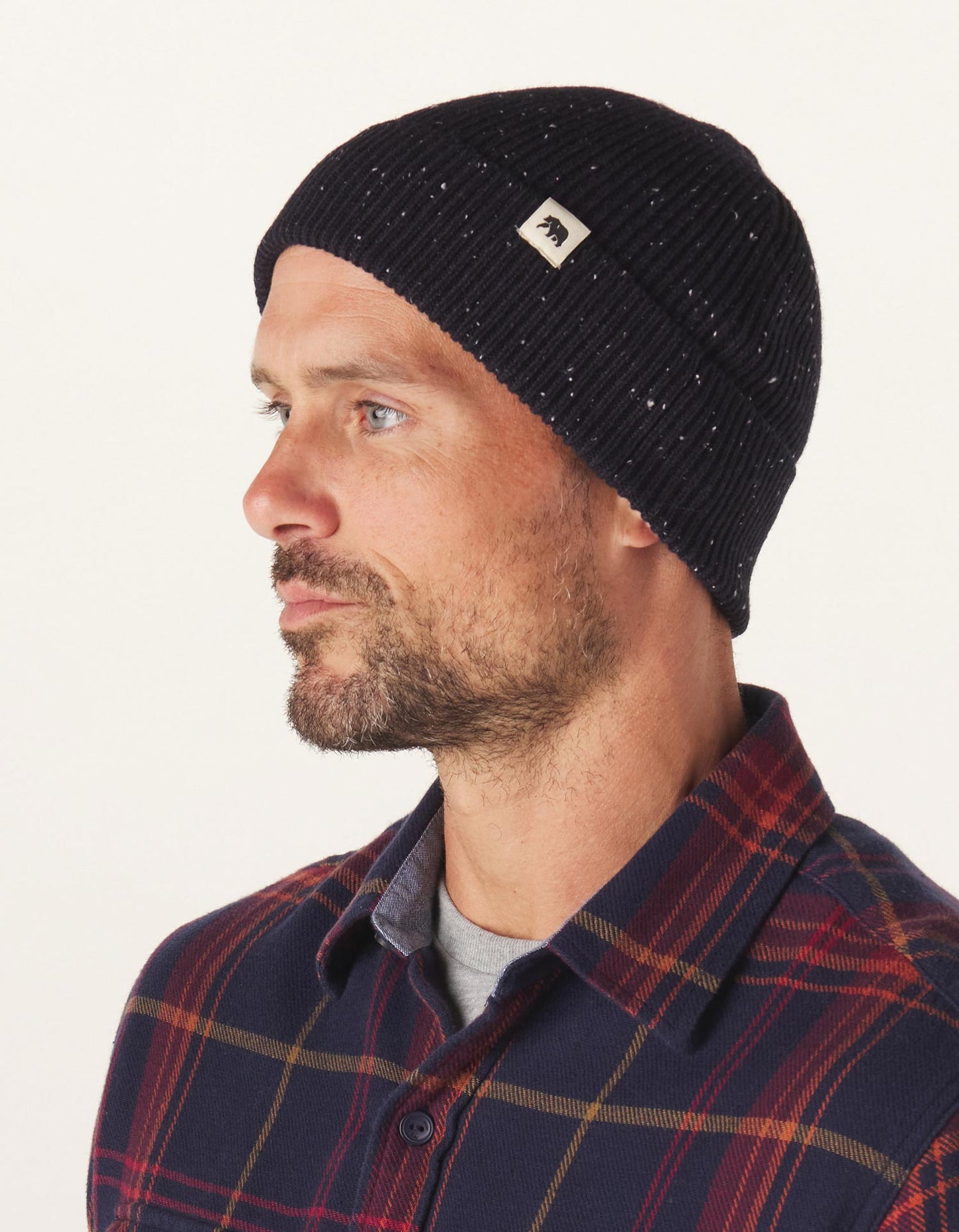 Normal Brand Seawool Nep Beanie - Navy