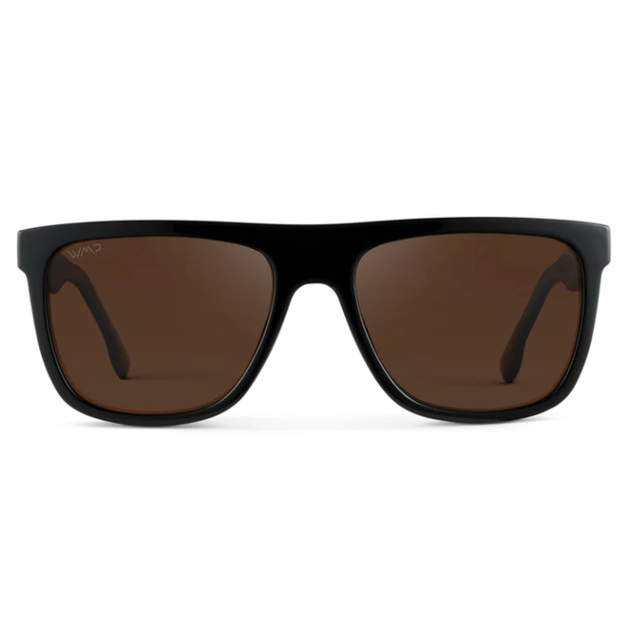 WMP Dallas Sunglasses - Black / Brown Lens
