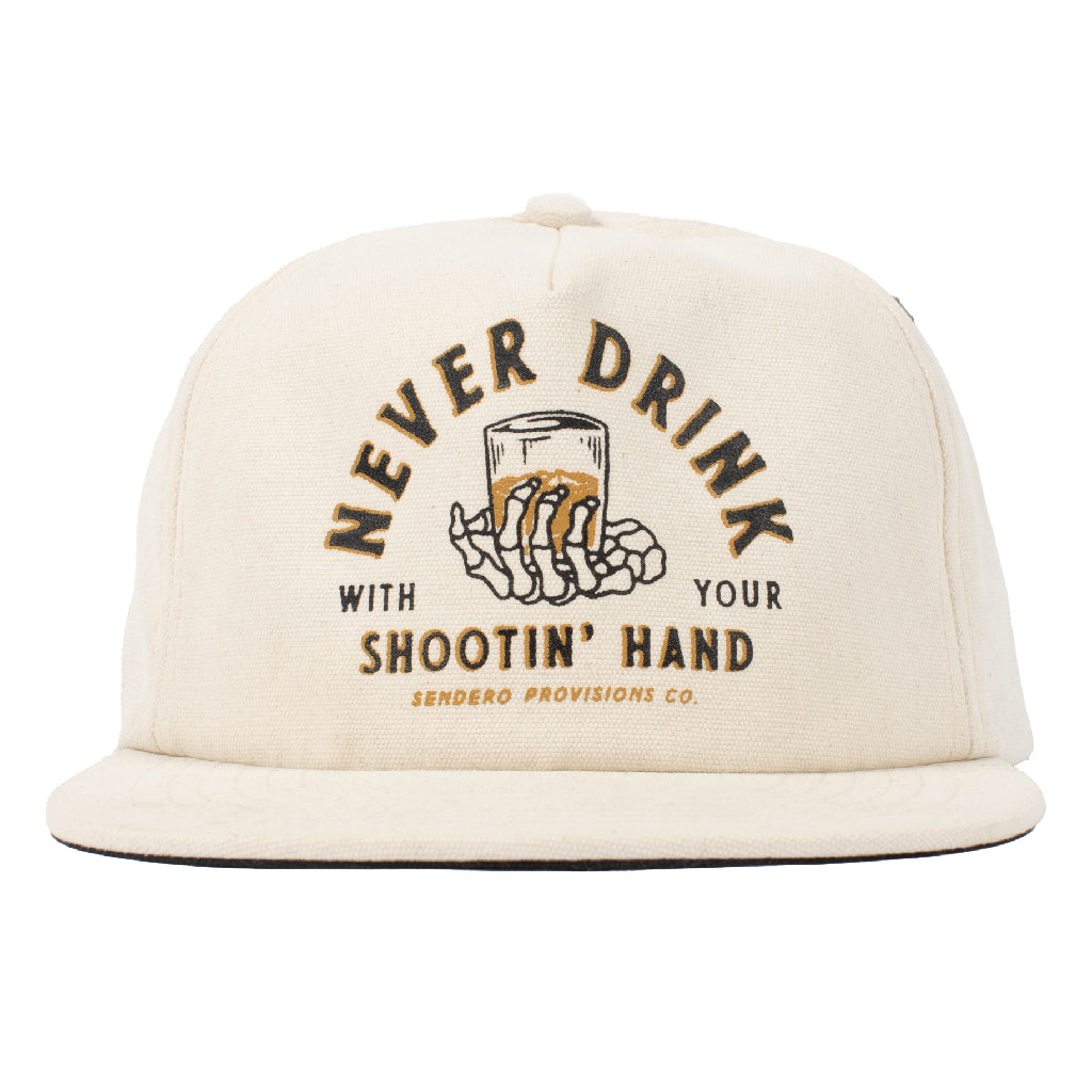 Sendero Shootin Hand Hat - White