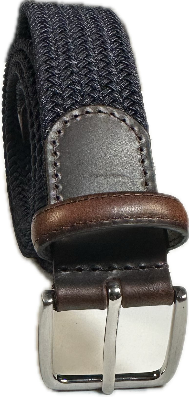 Woven Stretch Belt - Navy