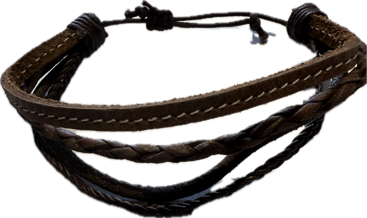 Gypsy Stacked Men's Bracelet - All Tied Up