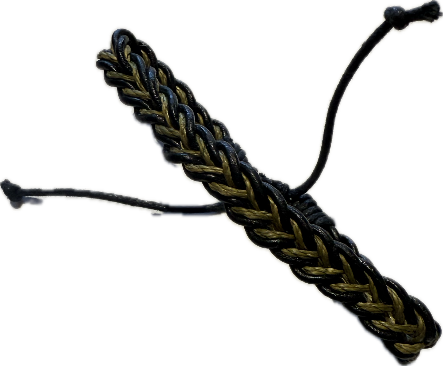 Gypsy Stacked Men's Bracelet - Zebra Grass