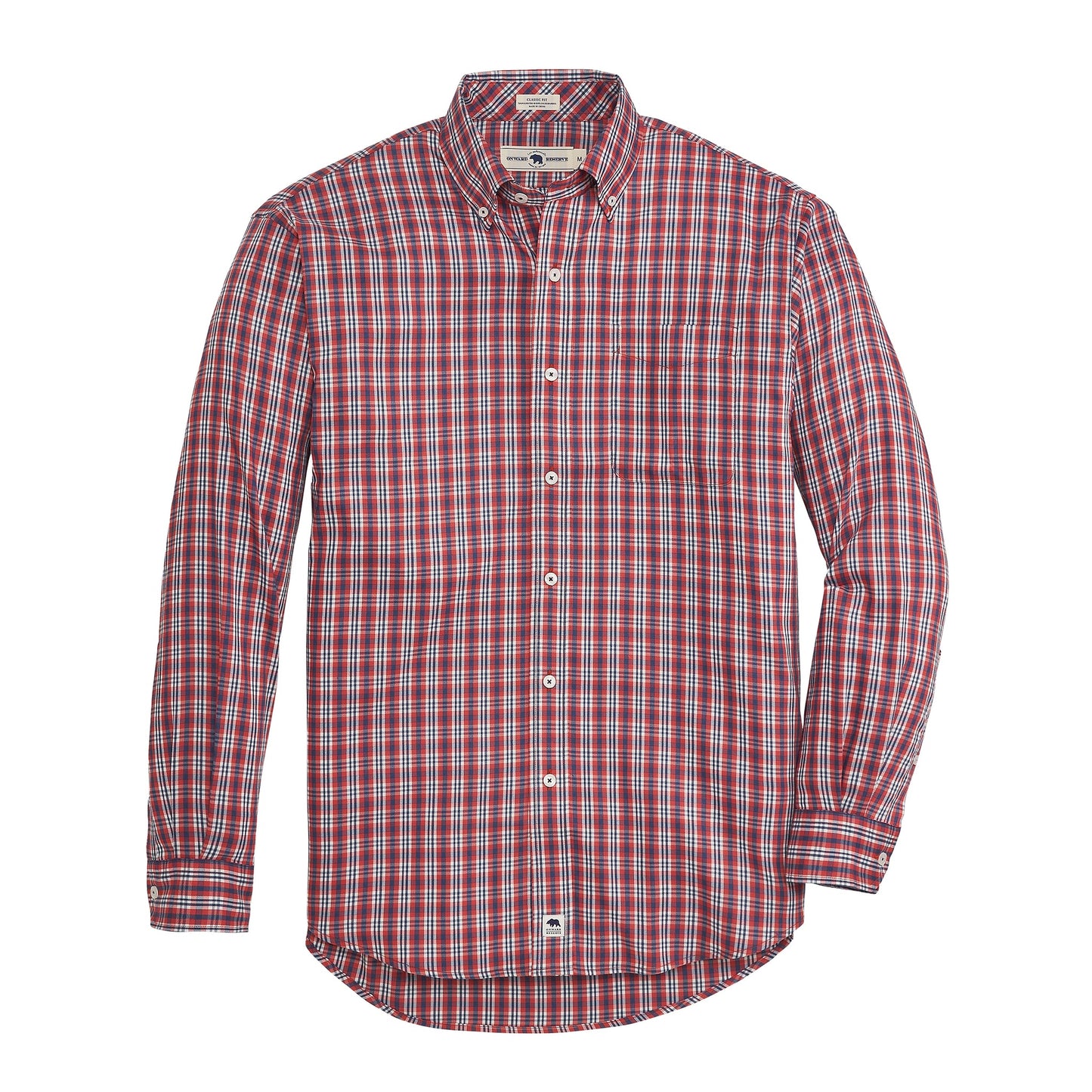 Onward Reserve Trigger Classic Fit Brushed Performance Twill - Sundried Tomato