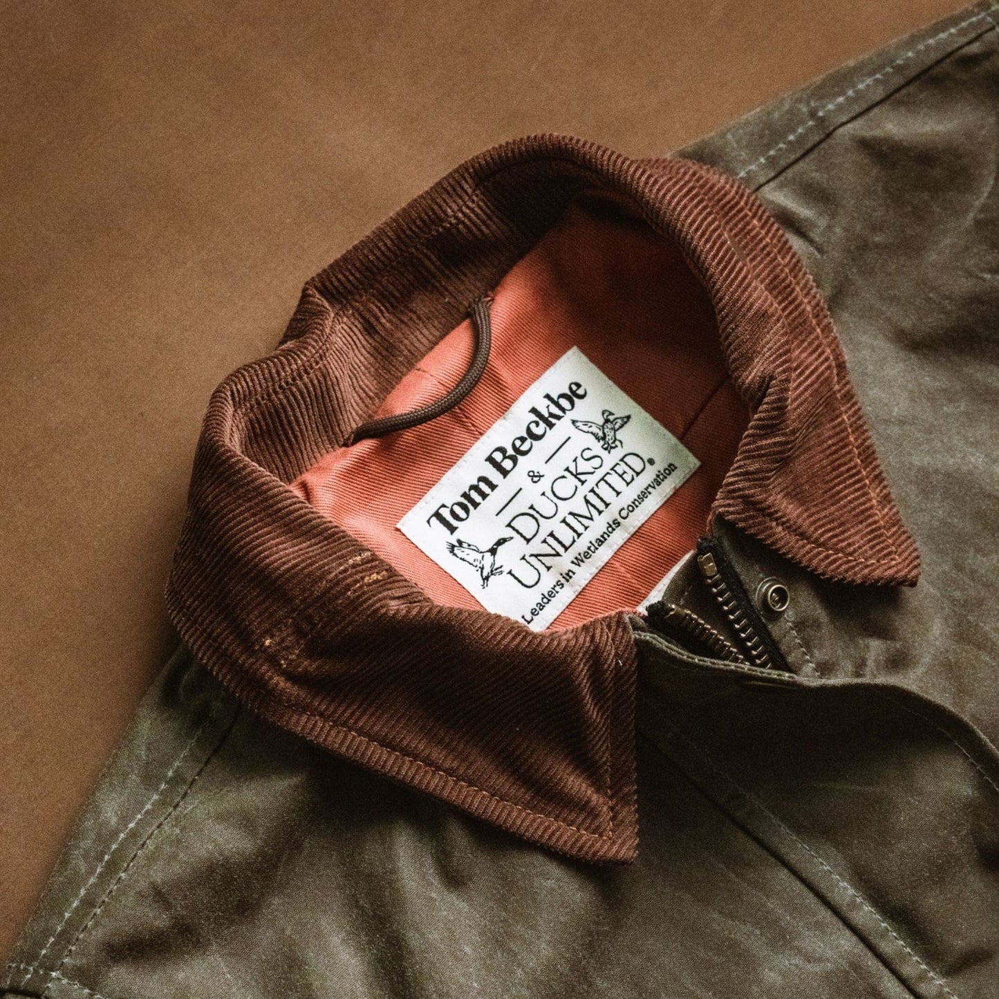 Tom Beckbe Steward Waxed Canvas Jacket - Wetland Green