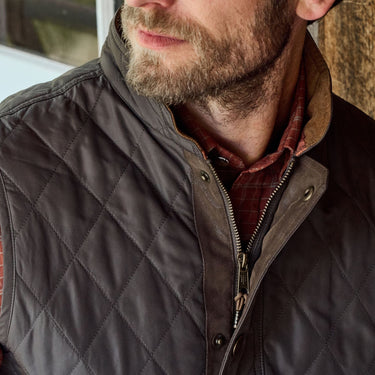 Tom Beckbe Loudoun Quilted Vest - Black Olive