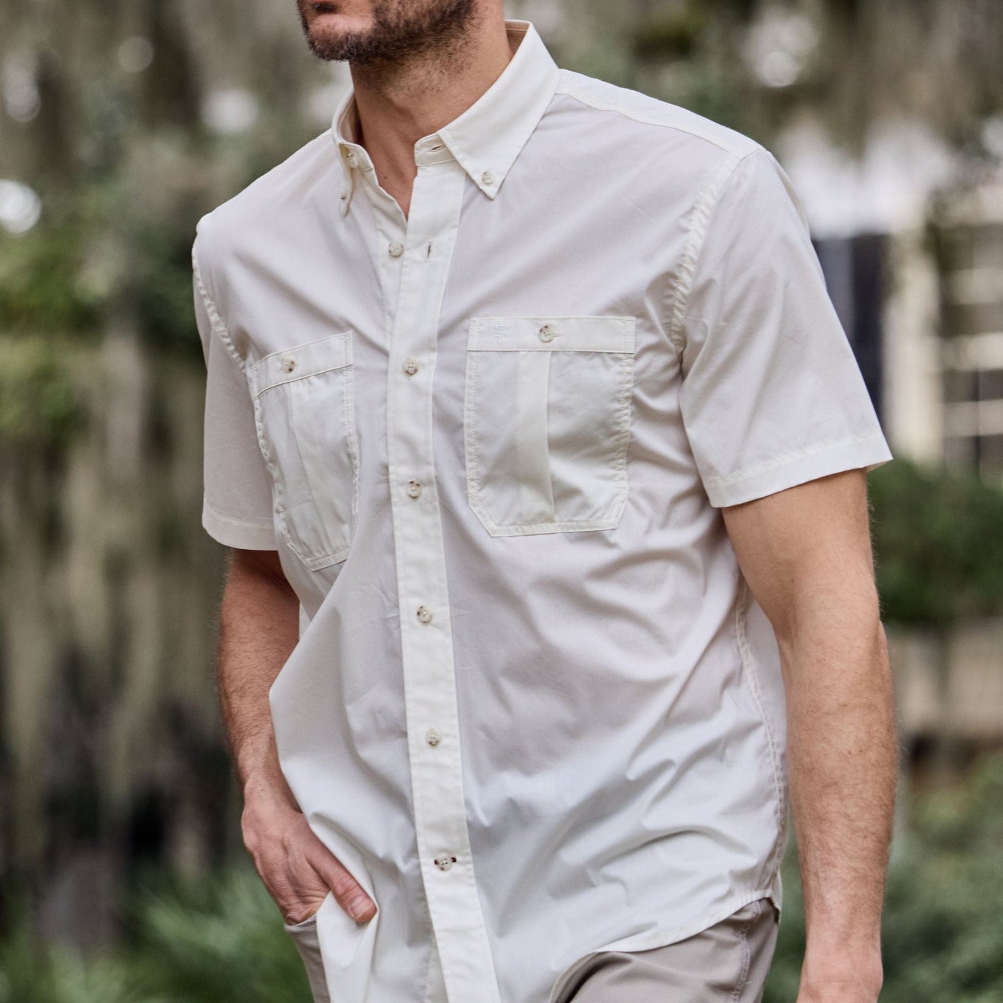 Tom Beckbe Tidewater Shirt- White