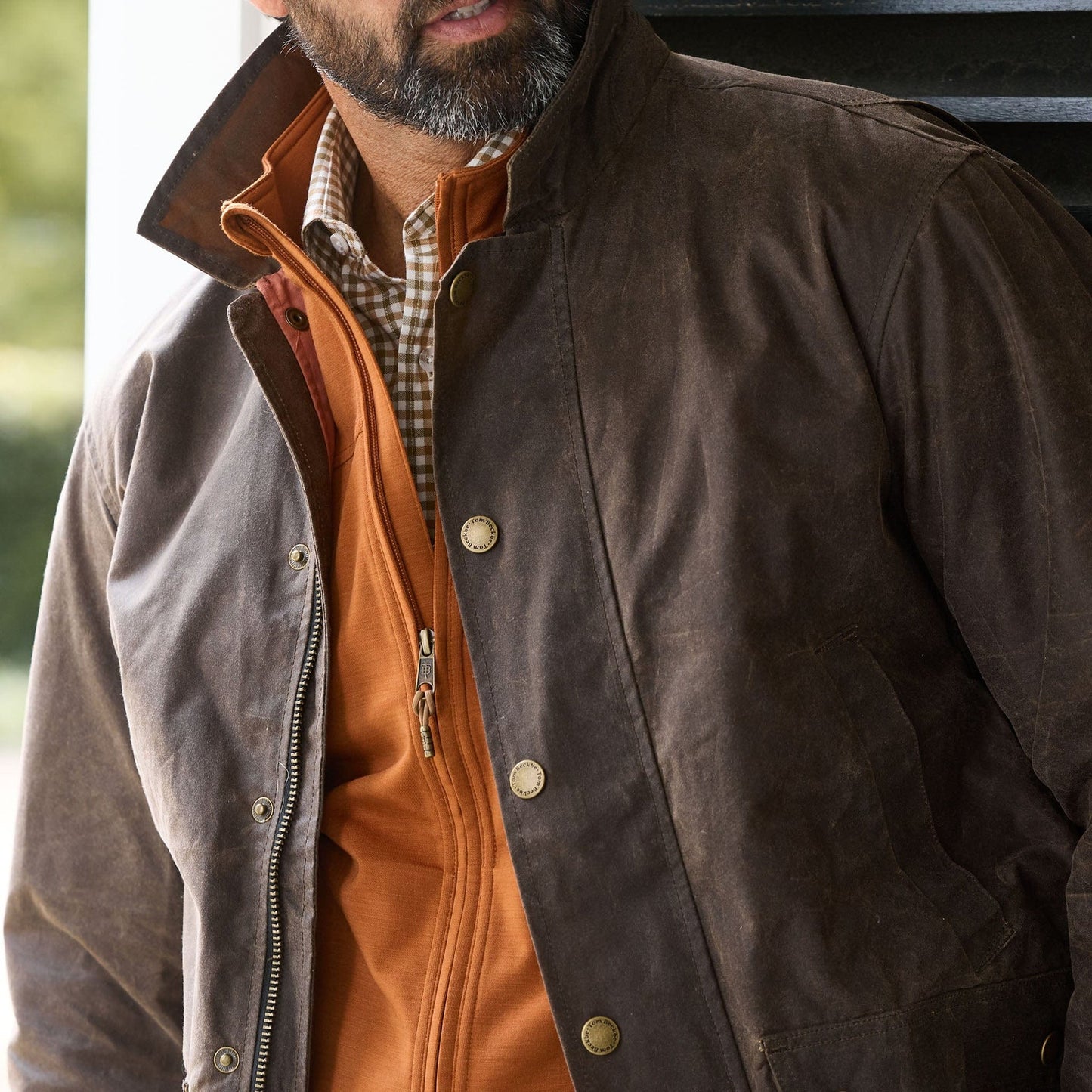 Tom Beckbe Tucker Fleece Vest - Clay