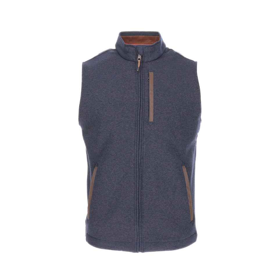 Tom Beckbe Warren Fleece Vest - Navy