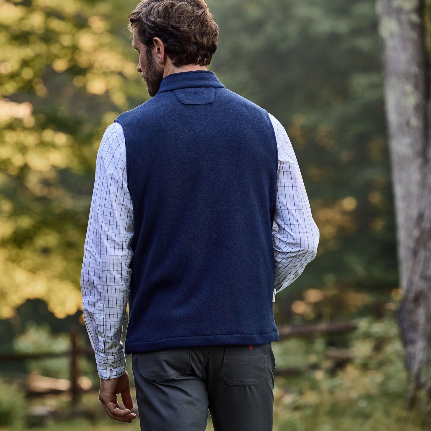 Tom Beckbe Warren Fleece Vest - Navy