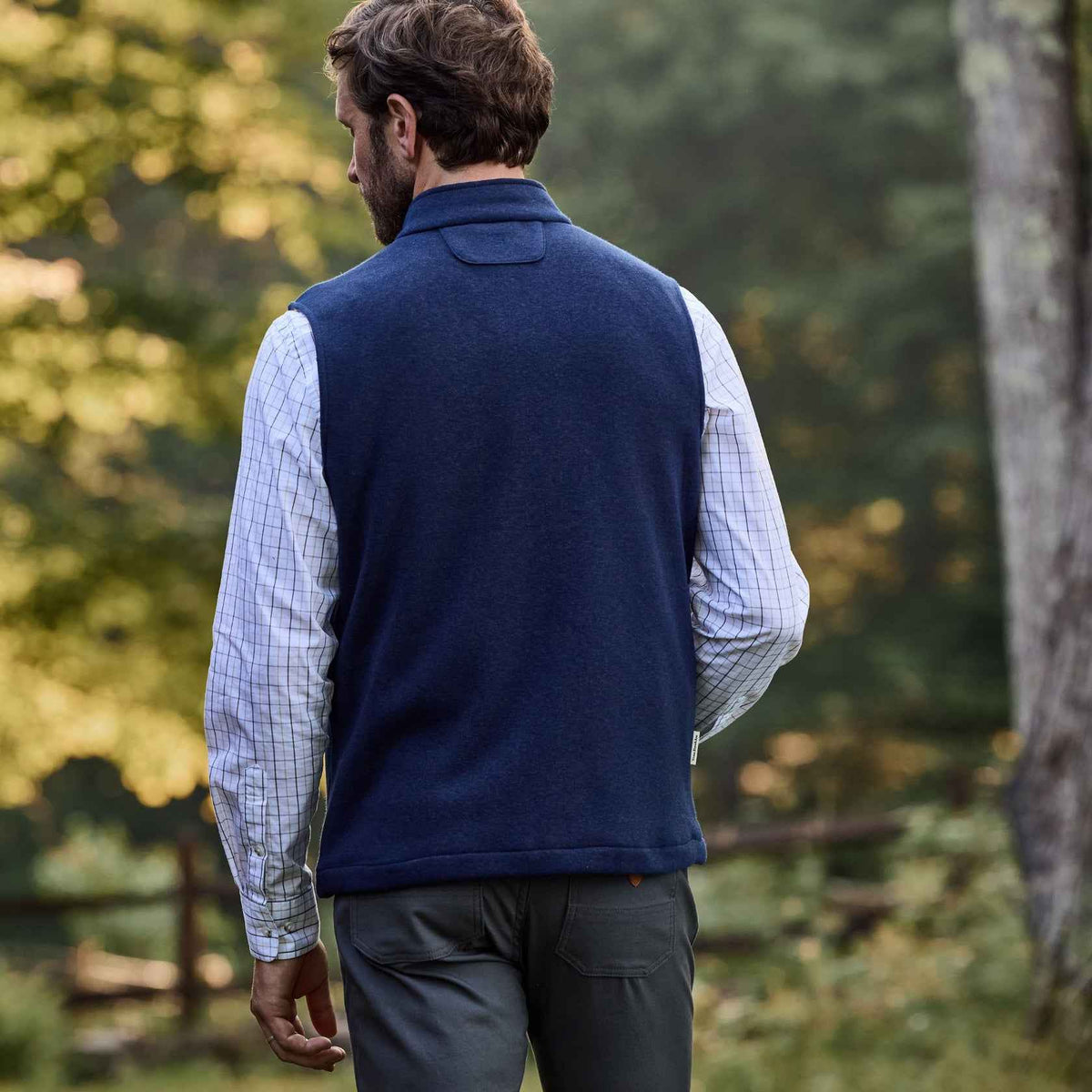 Tom Beckbe Warren Fleece Vest - Navy
