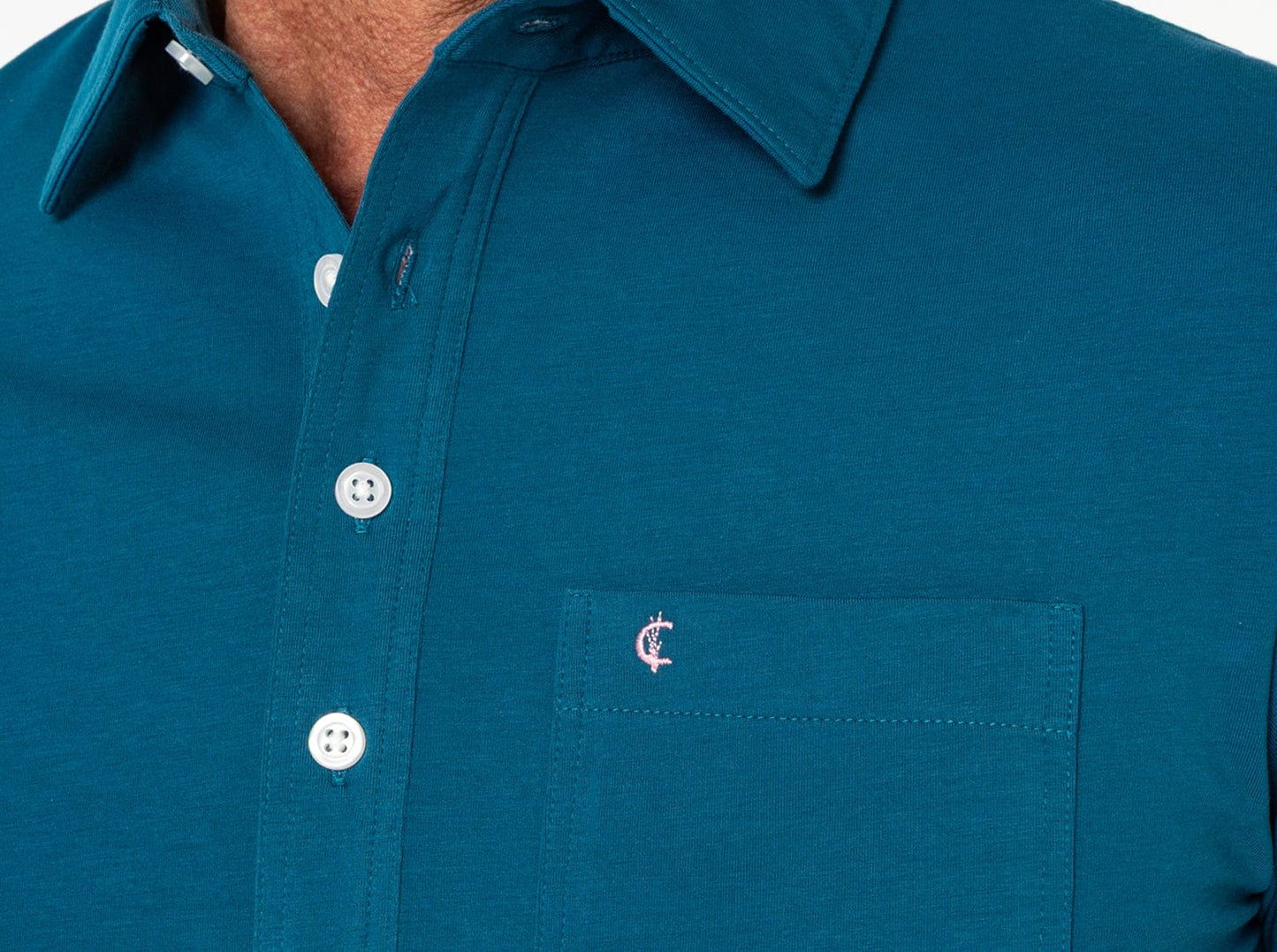 Criquet Top-Shelf Players Shirt - Blue Marlin