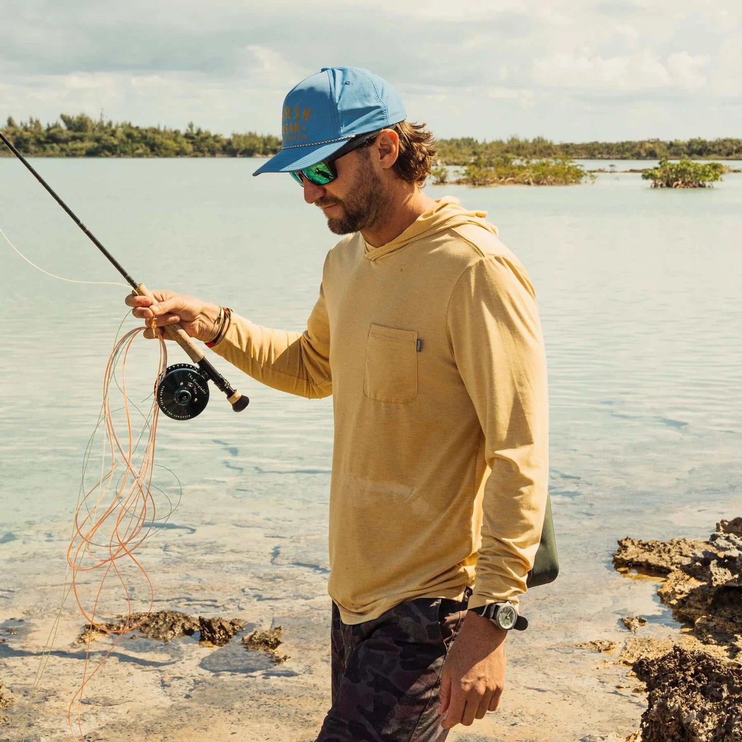 Marsh Buxton Tech Hoodie - Wheat Heather