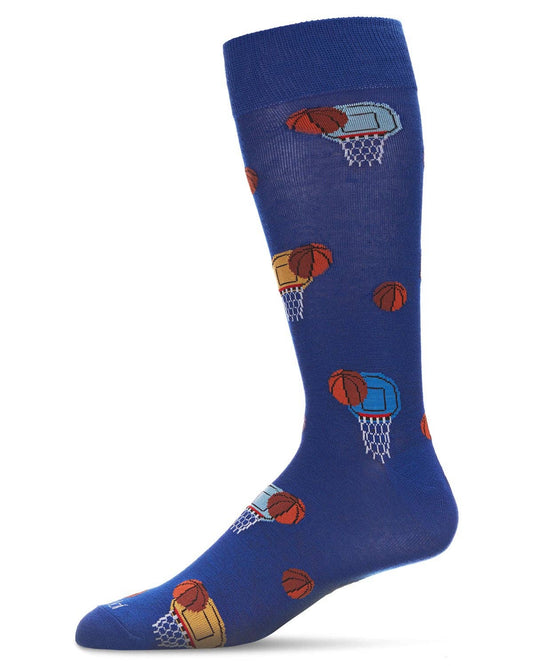 Basketball Bamboo Crew Socks